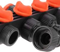 Conector de extensión de desviador de Manguera de 4 salidas, adaptador de Grifo, Boquilla Y Selector para césped, Jardín, winteradero, winterbadero #5 - details 2