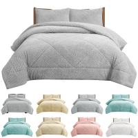 Novotextil Edredón Invierno Sherpa Extra Grueso 560gr/m2 Efecto Borreguito - Suave, Cálido y Transpirable con 1 o 2 Fundas Almohada (50x70) - details 0