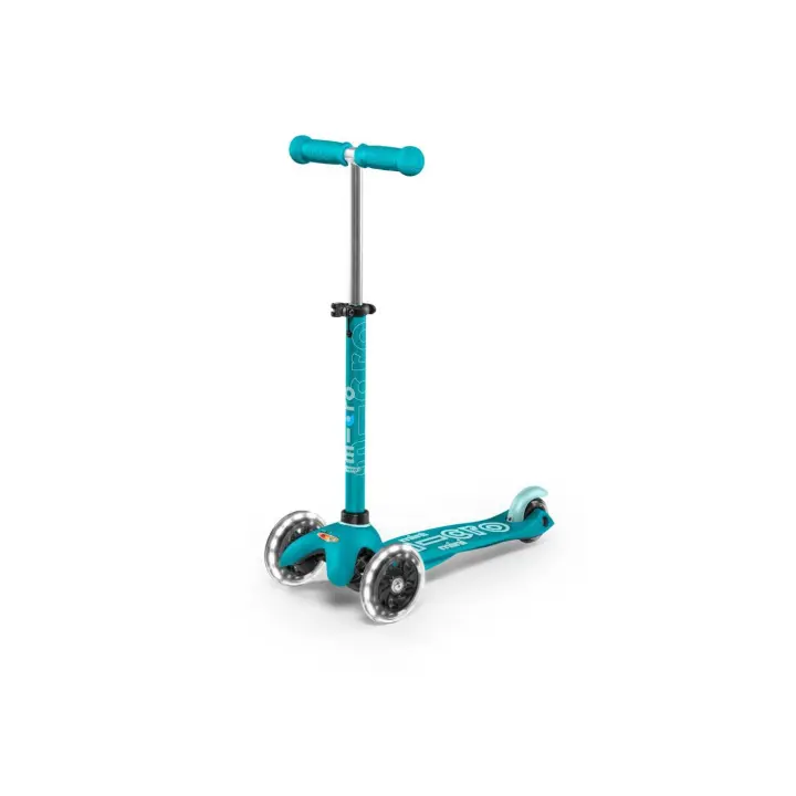 Patinete Micro Mini Deluxe Led Aqua - Micro MMD076 - 1
