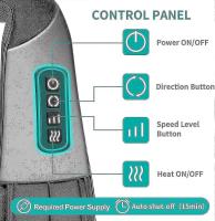 Shiatsu Neck And Back Massager With Soothing Heat, Electric Deep Tissue 3d Kneading Massage Pillow - details 1
