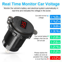 Cargador USB Voltímetro Enchtek de Coche 4.2A con Enchufe para Llanta Doble Carga Rápida LED 12V/24V - details 4