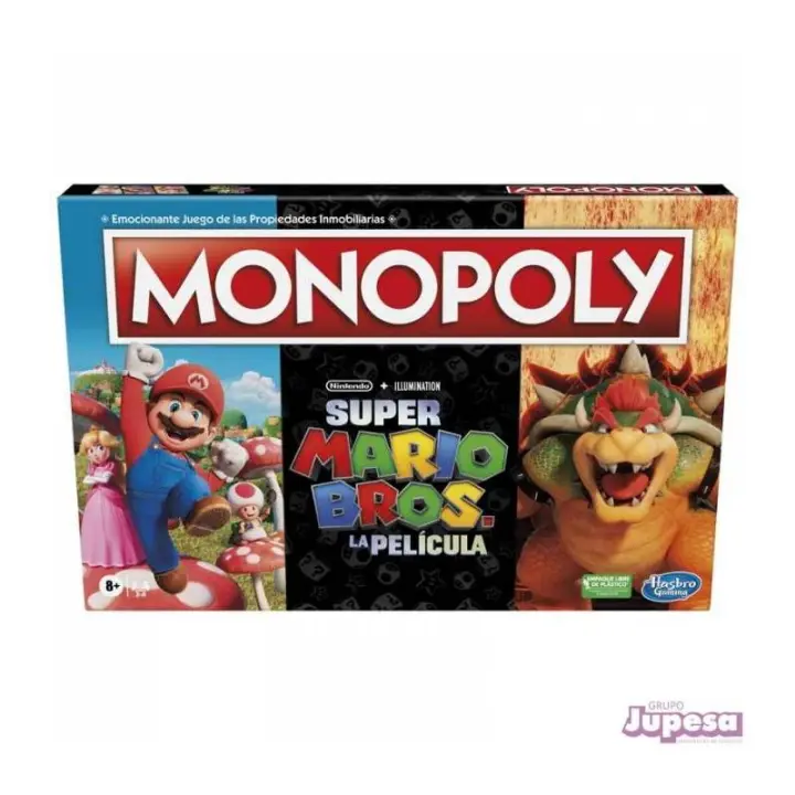 JUEGO MONOPOLY SUPER MARIO LA PELICULA DE HASBRO - 1