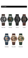 Reloj De Pulsera Para Hombre NAVIFORCE De Cuero Auténtico Resistente Al Agua Con Cronógrafo Y Luminiscencia Reloj De Cuarzo De Lujo Casual - details 13