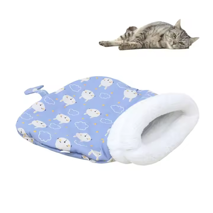 Cojín De Silla De Peluche De Forma De Vaca Para Mascotas Gatos Y Perros Almohadas De Decoración Para Habitación Suministros Para Mascotas Cómodo Y Transpirable - 1