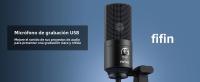 FIFINE Micrófono Condensador USB Con Regulador De Ganancia Para Estudio Doméstico Podcasting Voz-Over Laptop Windows K669 - details 0