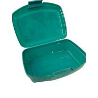Disney - Tupper hermético con diseño de Mickey Mouse en verde para sándwiches y snacks, ideal para colegio o trabajo, apto para lavavajillas - details 2