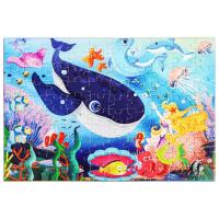 Puzzle De Dinosaurios Y Oceanos 100 Piezas Juguete De Preescolar Regalo Para Cumpleaños Navidad Halloween Acción De Gracias - details 2