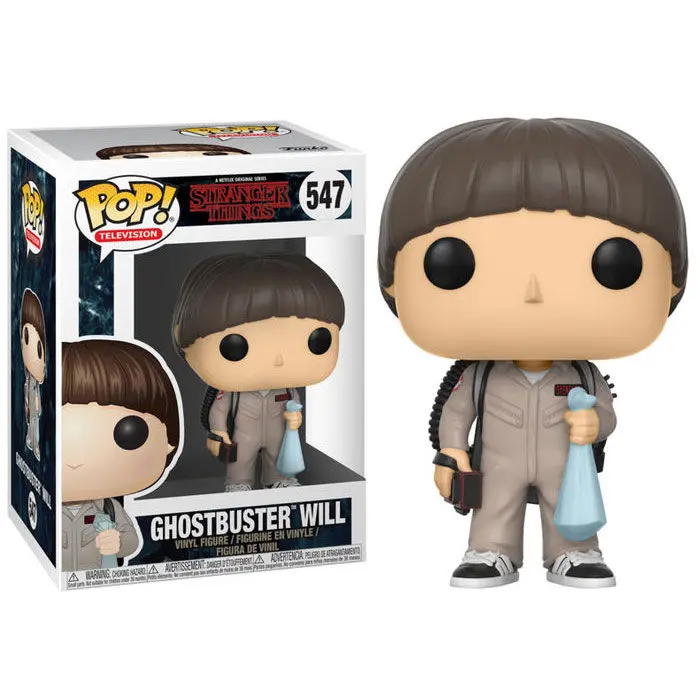 Figura Pop Stranger Things Ghostbuster Will-Figura de Vinilo Coleccionable - Idea de Regalo- Mercancia Oficial - Juguetes para Niños y Adultos - Movies Fans - Muñeco para Coleccionistas y Exposición - 1