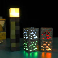 Lámpara De Noche LED Recargable USB 11 Pulgadas Brownstone Torch Decoración Para Hogar Regalo Para Niños Lámpara De Mesa Para Dormitorio - details 9