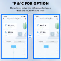 Sensor Inteligente De Temperatura Y Humedad Tuya Wifi Para Interior Compatible Con Smart Life APP Y Alexa Google Home Batería Recargable - details 2