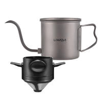 Cafetera De Titanio Para Camping Y Viajes 650ml/550ml/400ml Kettle De Pueyo Para Café Té Agua Con Estilo De Pato Adecuada Para 2 Usuarias - details 11