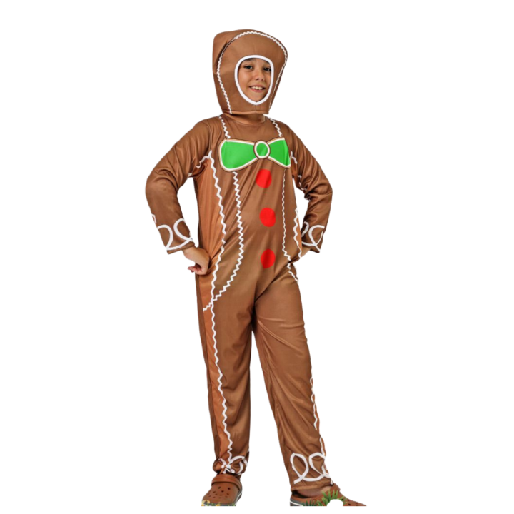 Disfraz De Galleta María Para Adultos – Talla L (52-54), Traje Redondo Marrón Con Detalles, Fácil De Poner, Sintético