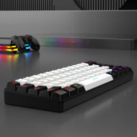 Teclado De Juego Con Cable 60% RGB Backlight Mini Compacto Impermeable 61 Teclas Para PC/Mac Para Jugadores - details 10