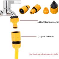 Conector Rápido De Jardín 6 Pcs ABS Tubo De Manguera Con Fin De Doble Hombre Adaptador Extensor Para Tubo De Manguera 1/2” - details 2