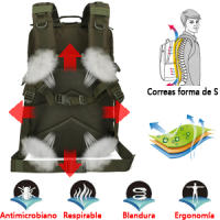 Mochila táctica Doshwin 40L , acampada, senderismo, camping, ( camuflaje verde oscuro ) nuevo, envio 24h - details 5