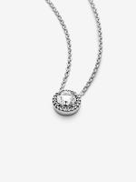 Pandora - Collar Redondo con Halo Brillante-Plata de Leyes - details 4