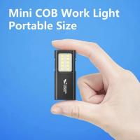 Linterna LED COB Mini De Llave EDC Recargable USB Para Pesca Senderismo Reparación Distancia De Iluminación < 50 M Material ABS - details 11