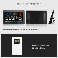 Estación Meteorológica Inteligente Tuya WIFI Medidor De Temperatura Y Humedad Para Interior Y Exterior Con Pronóstico Y Alarma De Clima - details 11
