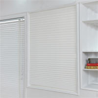 Cortinas De Blackout Mitad Con Plisadas Autoadhesivas Para Cocina Baño Balcón Ventanas De Coffee/Office Cortinas Romanas De Tela Para Ventanas De Skylight - details 1