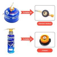 Adaptador De Estufa De Camping Al Aire Libre Convertidor De Horno Split Tipo Conector De Carburador De Gas Adaptador De Botella De Aluminio Para Camping - details 4