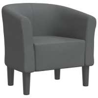 vidaXL Sillón de tela Rojo vino tinto, Marrón, Gris claro Sillon Dormitorio Sillon Comodos Silla Relax Sillón Sofá - details 4