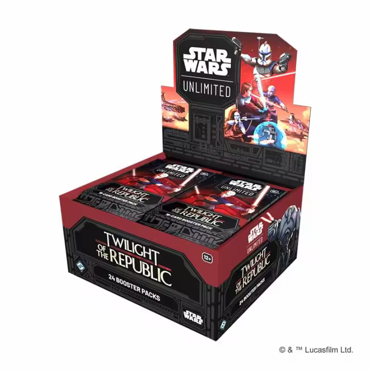 Star Wars Unlimited: Twilight of the Republic - 24 Booster Display, de Fantasy Flight Games - 1