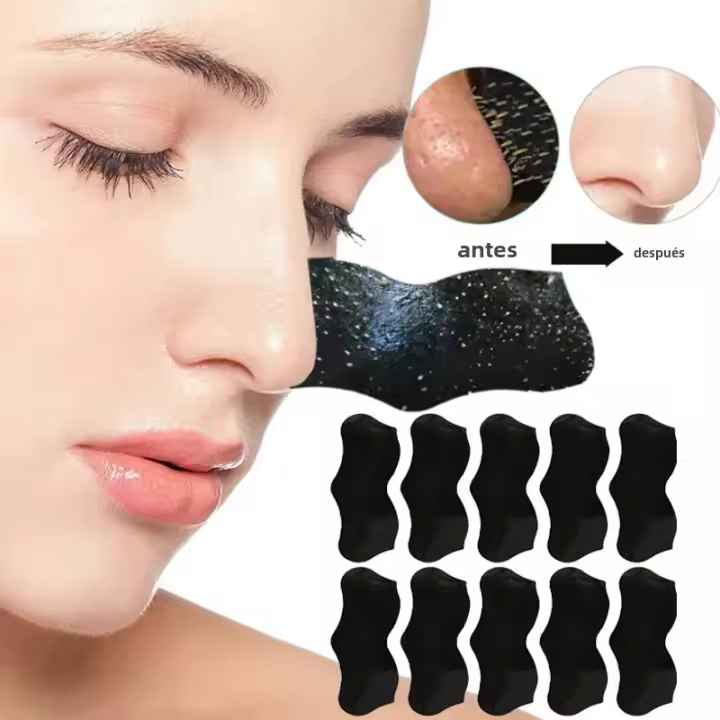 10 almohadillas nasales para quemaduras, eliminan el dolor y el tratamiento del acné, limpian profundamente la piel y reducen los poros. - 1