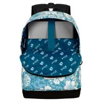 Mochila HS Fan Karactermania Stitch con Flores Azul 30x41x18cm - details 1