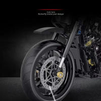 Bloques De Construcción Técnicos Para Motocicleta Modelo MOC Duke Harleys Carreras De Motocicletas Juguetes Para Niños Regalo Bloques De Vehículo Pequeño Compatible Con Lego ABS Sin Batería - details 5
