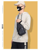 Bolsa De Pecho BULLCAPTAIN De Cuero Genuino Para Hombres Estilo Moda Casual Gran Capacidad Bolsa De Negocios Con Cierre De Cremallera Y Hebilla - details 3