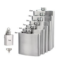 LMETJMA Botella De Bolsillo De Acero Inoxidable Con Taza Y Cierre Funnel Para Alcohol Whiskey KC0139 Varios Tamaños Disponibles - details 2