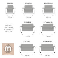 Cubre Sofá Acolchado Reversible LIA , ajuste perfecto y proteccion completa para tu Sofá, gran variedad de colores - details 3