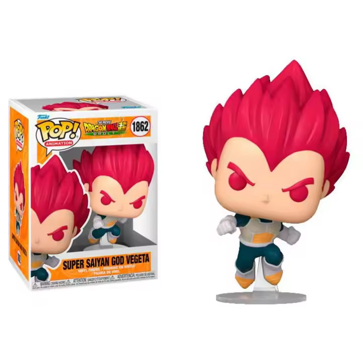 Funko Pop! Dragon Ball Broly (Bola de Dragón), Super Saiyan God Vegeta 1862 - 1