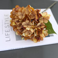 Hiedra Artificial De Otoño Estilo Retro Para Decoración De Mesa De Comedor Hogar Boda Hotel Flor De Imitación De Seda Hydrangea - details 8