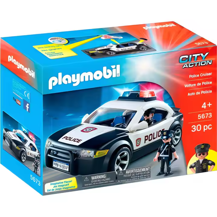 COCHE DE POLICIA CITY ACTION 5673 PLAYMOBIL - 1