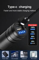 Linterna LED Super Potente Recargable USB Torcha Brillante Ultra 10000mAh Impermeable Con Batería Luz De Trabajo Para Camping Y Patrulla - details 31