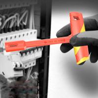 Llave De Hexágono Aislada LAOA VDE T-shape CR-V 4-14mm 58HRC Destornillador De Sujeción 1 Pieza Herramienta De Mantenimiento Para Electrictad - details 10