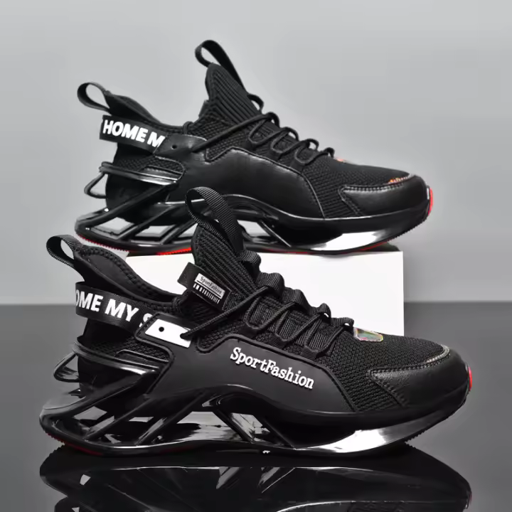 Zapatos De Correr Para Hombre Verano Primavera Con Superficie Transpirable De Malla Deportivos Casual Suela TPU Adecuados Para Adultos - 1