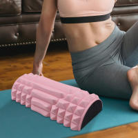Rodillo De Yoga EVA Espuma Medio Redondo Para Ejercicios De Pilates Masajeador De Cilindro Para Entrenamientos En Casa Diámetro 5.5cm Longitud 24cm - details 3