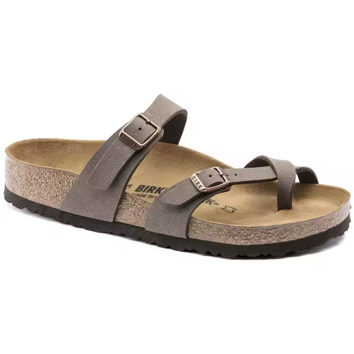 Sandalias Birkenstock Mayari Birko-Flor Nubuck para mujer en color marron - 1