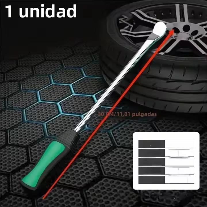 Kit De Reparación De Neumáticos Profesional Para Coche Con Barra De Pry Magnética Herramienta De Mantenimiento Y Desmontaje Fácil - 1