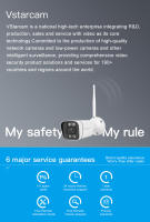 Cámara De Seguridad VStarcam 3MP HD Exterior Con Visión Nocturna Infrarroja Alarma Audio Bidireccional IP67 Impermeable Para Casa - details 9