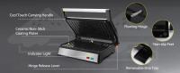 AIGOSTAR Sandwicheras y Panini, Parrilla Eléctrica, Grill ( Apertura de 180º,Placas Antiadherentes,1500W) - details 4