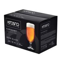 KROSNO Vasos de cerveza Lager | Juego de 6 | 500 ML | Colección Harmony | Perfecto para el hogar, restaurantes y pubs | Apto para lavavajillas - details 2