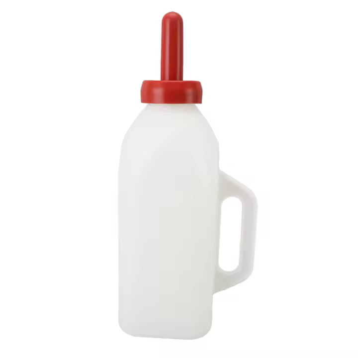 Suministros De Lactancia Para Cerditos Botella De Alimentación De Silicona 2L Con Manija Resistente Y Antigradoles Para Granjas - 1