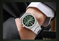 Reloj De Diversión CADISEN Retro Lujo Esmeralda NH35A Diseñador Alemán Para Hombre Automático Mecánico 10Bar Impermeable Luminoso - details 14