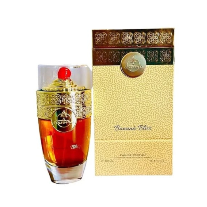 Perfume Árabe Banana Bliss Paris Corner EDP 100ml | Unisex con Plátano, Coco, Vainilla y Almizcle | Dulce, Exótica y Duradera