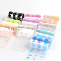 10 Rolls De Uñas Con Diseño De Llama Fluorescente Estilo Neón Para Manicura Adhesivos De Papel Estelar Para Decoración De Halloween - details 5