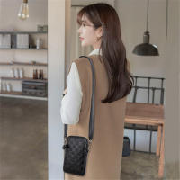 Bolso De Hombro Pequeño Para Mujer PU Cuero Impresión Cruzado Mensajero Bolsa De Teléfono Móvil Mini Bolso Lady Bolso Y Monedero - details 11