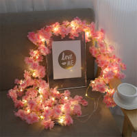 Arbusto De Sake Artificial Con Cadena De Luces Decoración De Boda Y Fiesta Vino De Cerezo De Seda Para Jardín Puerta Y Habitación - details 8